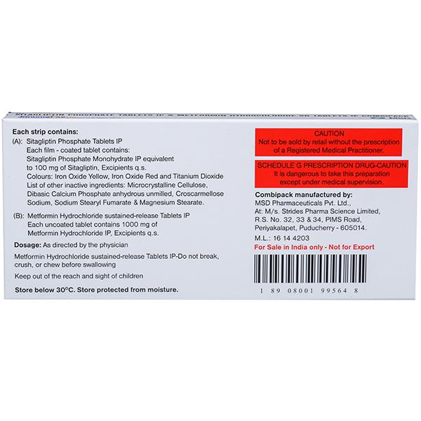 PositraRx Your Local Online Pharmacy JANUMET XR CP TABLET