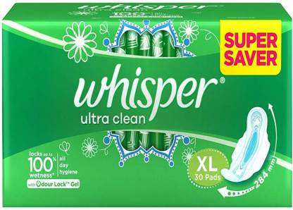 PositraRx: Your Local Online Pharmacy: WHISPER ULTRA CLEAN XL+30 PADS