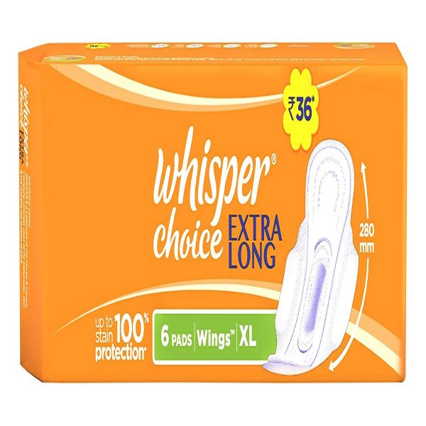 PositraRx: Your Local Online Pharmacy: WHISPER CHOICE XL 6 PADS