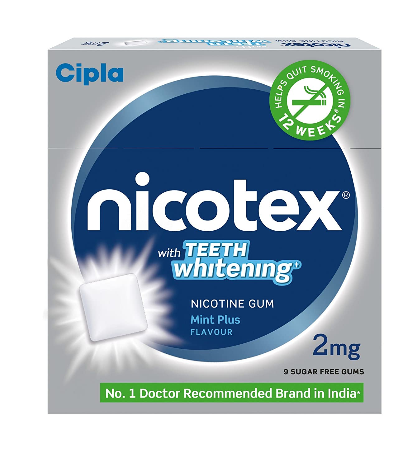 NICOTEX 2 MG CHEW GUM - MINT PLUS FLAVOUR