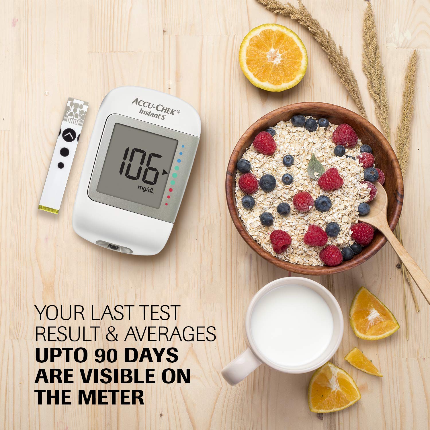 Accu-Chek Instant 50 Blood Glucose Test Strips - Fast & Accurate Di