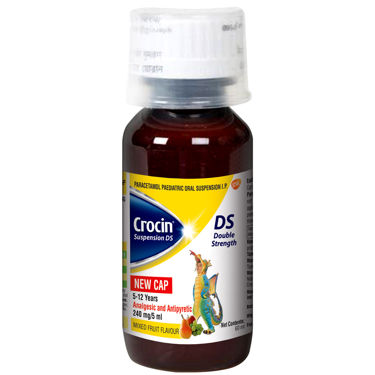 CROCIN DS 240 MG SUSPENSION | PositraRx: Your Local Online Pharmacy