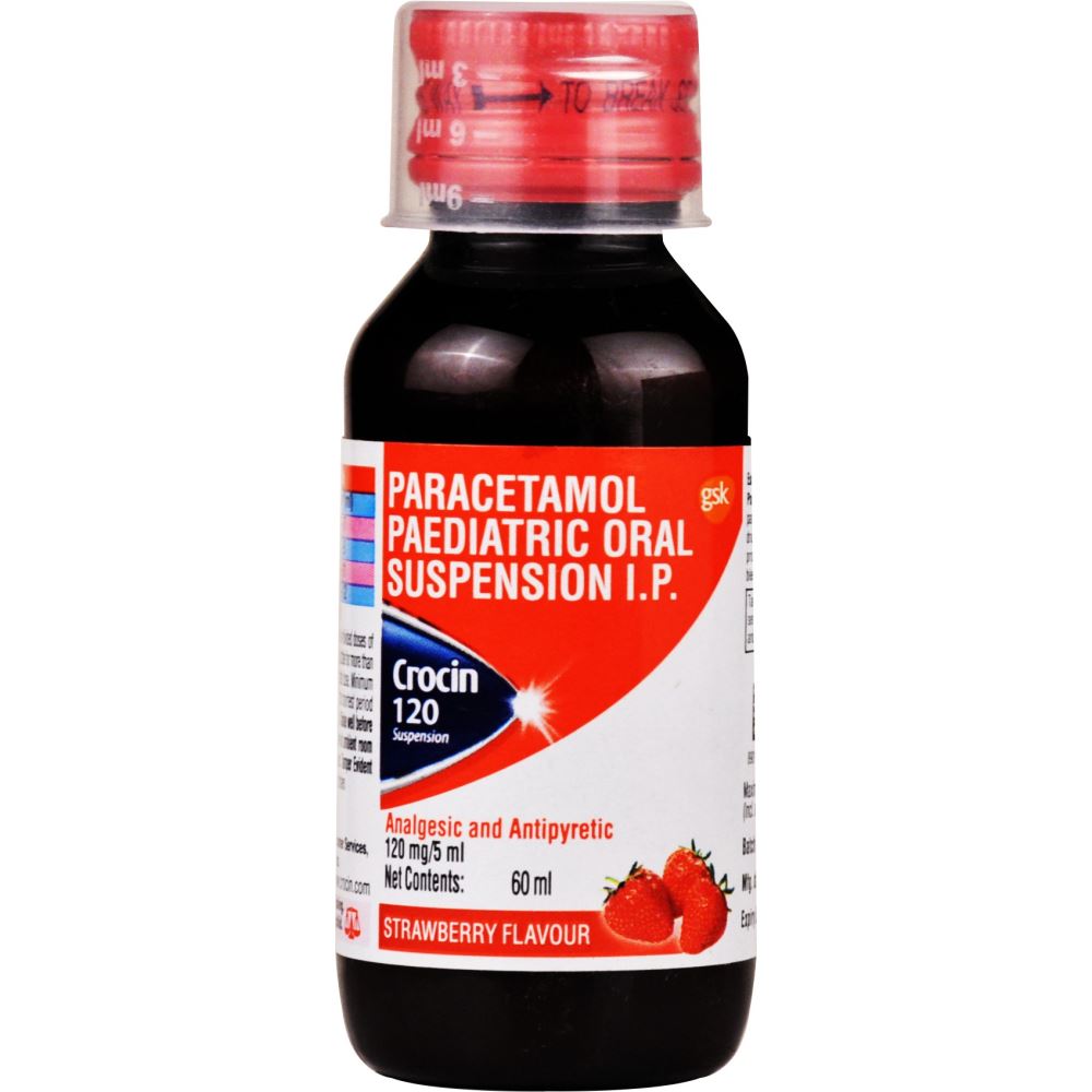 CROCIN 120 SUSPENSION STRAWBERRY SYRUP