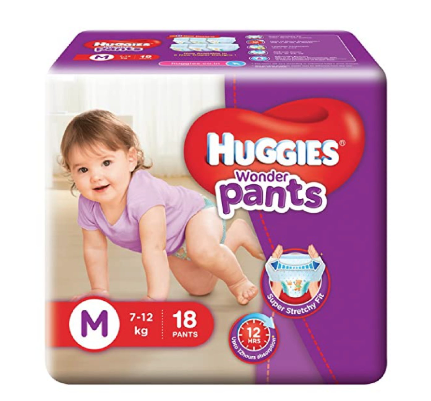 Huggies Wonder Pants Diaper (M) + Huggies Nature Care Baby Wipes Combo  Price - Buy Online at Best Price in India