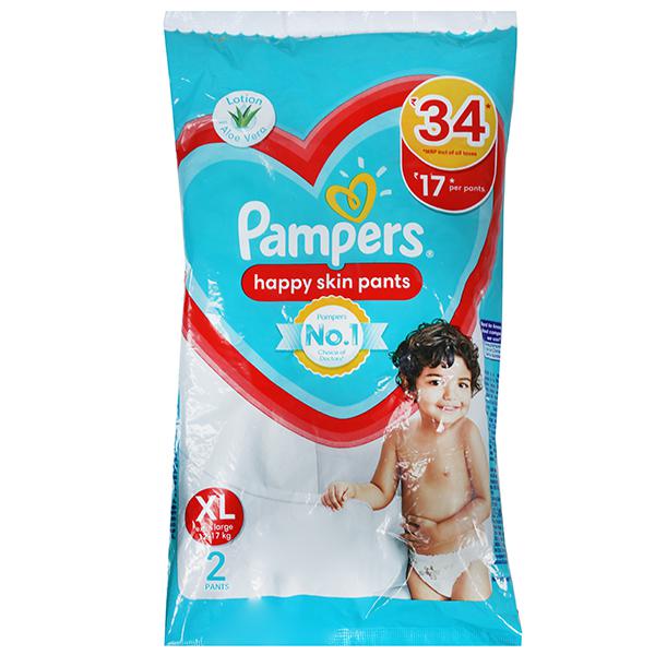 Buy Pampers New Baby Diapers Pants XLarge 38 Count Online at Low Prices  in India  Amazonin