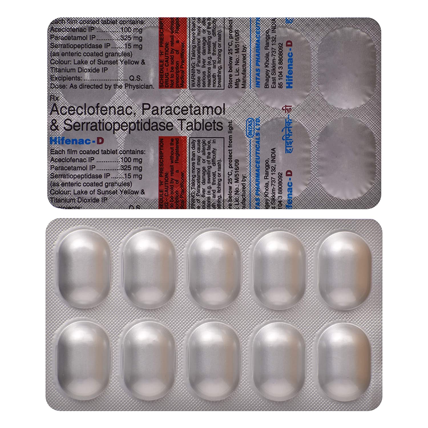 HIFENAC D TABLET