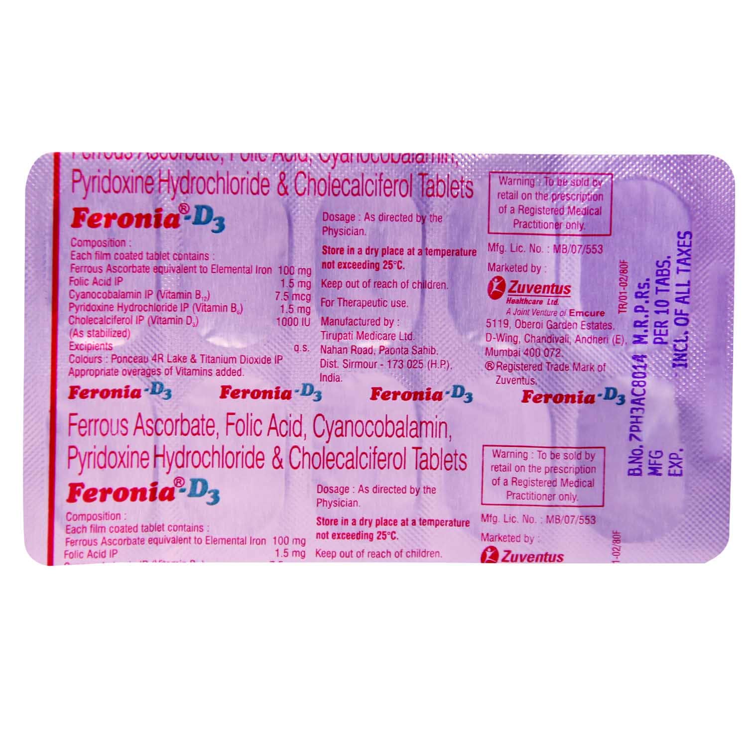 FERONIA-D3 TABLET