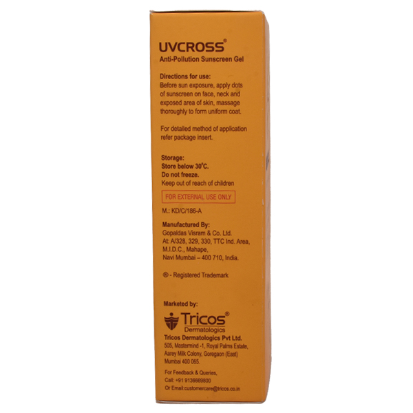 uv cross anti pollution sunscreen gel