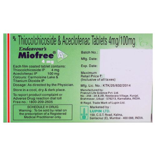 Positrarx Your Local Online Pharmacy Miofree A 4 Mg Tablet