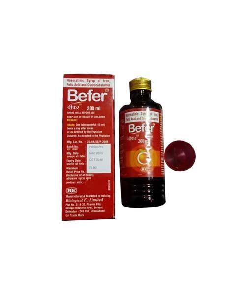 BEFER SYRUP 200 ML | PositraRx: Your Local Online Pharmacy