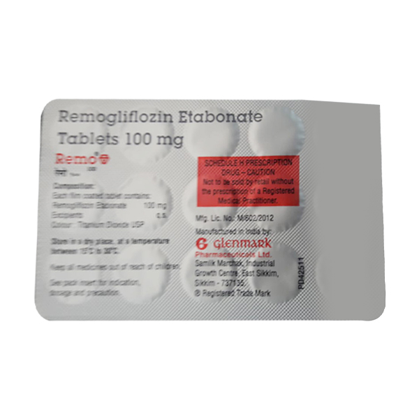 Remo 100 MG Tablet (15) Uses, Side Effects, Price & Dosage verloop.io