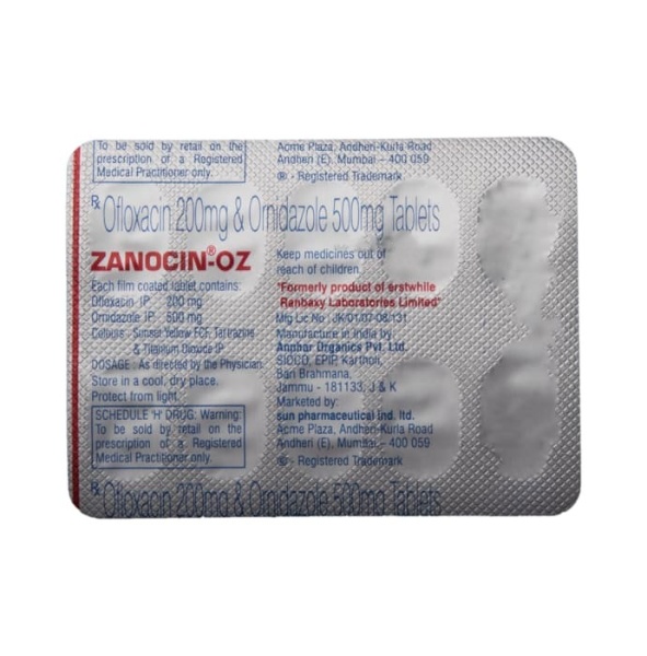 ZANOCIN OZ TABLET