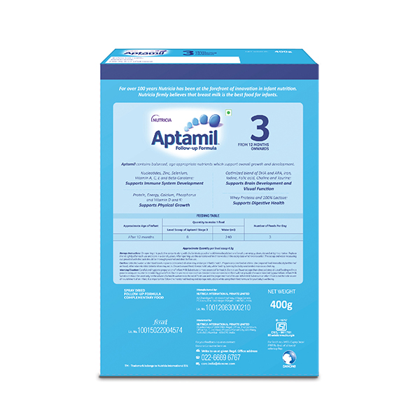 PositraRx: Your Local Online Pharmacy: APTAMIL FOLLOW-UP FORMULA STAGE 3  POWDER 400 GM