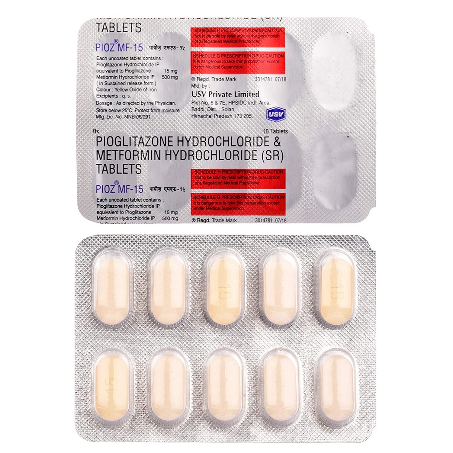 Positrarx Your Local Online Pharmacy Pioz Mf 15 Mg Tablet