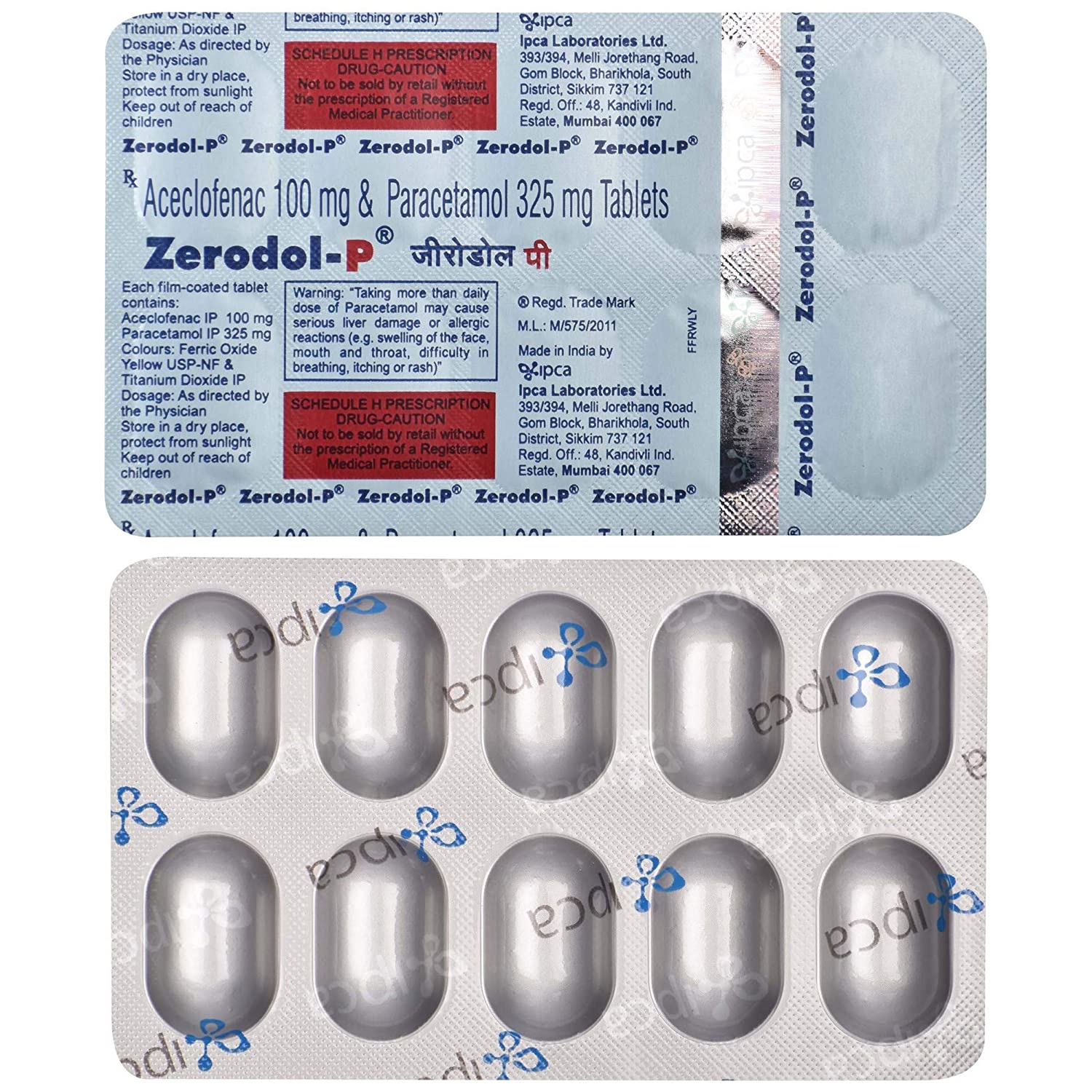 Positrarx Your Local Online Pharmacy Zerodol P Tablet