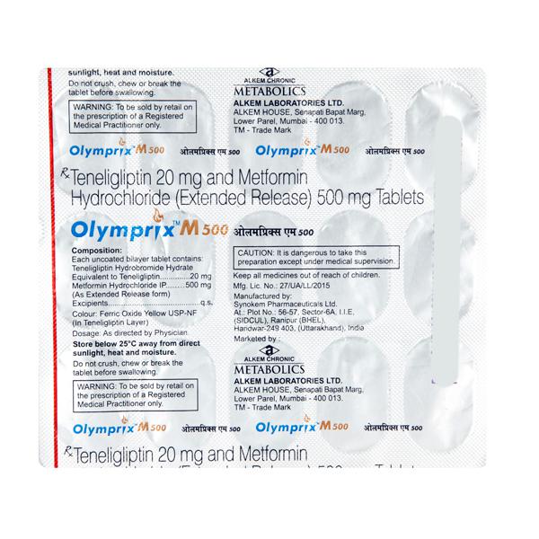 Positrarx Your Local Online Pharmacy Olymprix M 500 Tablet