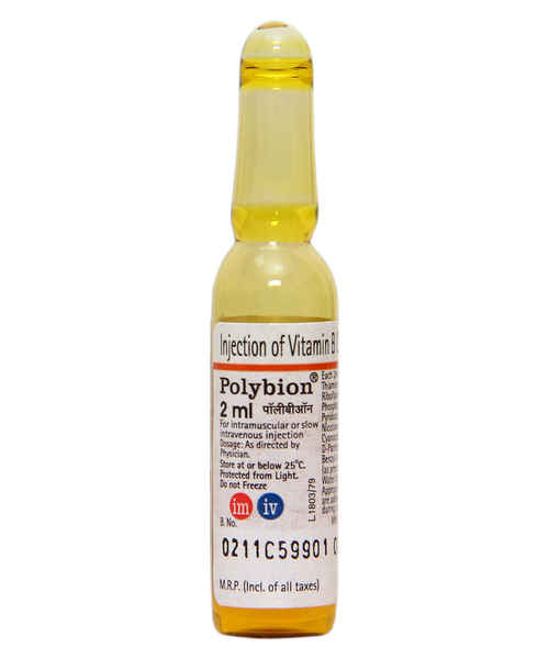 polybion injection of vitamin b complex with vitamin b12 POLYBION INJECTION 2 ML