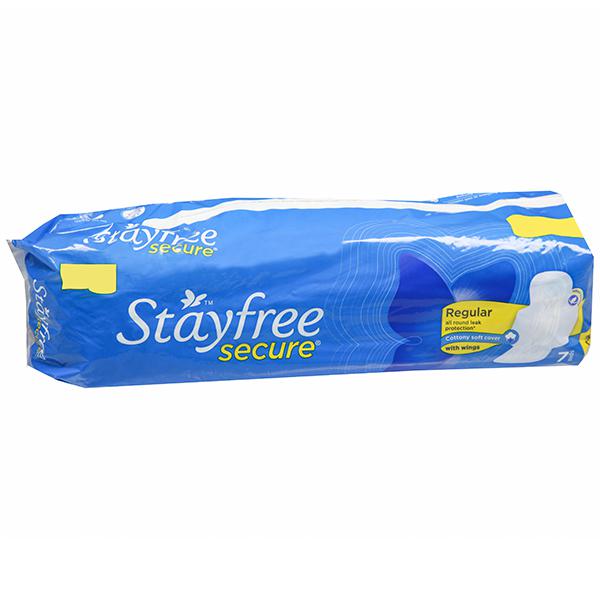 Stayfree Secure Cottony Extra Large Pad at Rs 70/packet