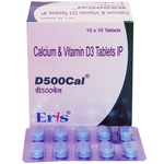 D 500 MG CAL TABLET